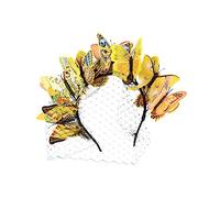 VALICLUD Diadema De Velo De Para Novia Tocado Elegante De Malla Cabello Decoración De Tocado Para Mujer Boda Fiesta De Graduación y Evento De