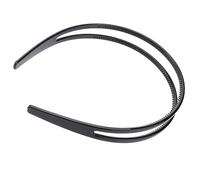 VALICLUD Diadema para Mujer Doble Nivel Antideslizante Negra, Banda Fina Dientes, Ligera y Duradera, Adecuado para Uso Diario y Entrenamiento, Accesorio Femenino Multifuncional