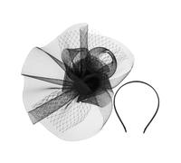 VALICLUD Diadema Pinza Pelo Tocado De Malla y Penacho Accesorio Para Fiestas De Té y Bodas