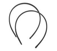VALICLUD Diadema Vintage de Terciopelo Negro Gruesa para Mujer, Accesorio Cabello Elegante, Complemento Cómodo para Uso Diario y Fiestas, Paquete 2 Piezas, Tamaño Estándar