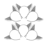 VALICLUD Diademas de Animales Selva 6 Piezas Tamaño Estándar Diadema de Peluche Muy Ligera para Niños y Adultos Accesorios para Fiesta Cumpleaños