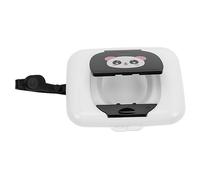 VALICLUD Dispensador de para Bebés Reutilizable Caja Portátil de Almacenamiento de Húmedas para Cochecito y Silla de Comer de Llenar y Limpiar Color Negro Panda