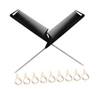 VALICLUD Distribuir Peines De Anillo Para Peinar El Cabello Herramientas Raya Del Cabello Peines Para Trenzar Con Anillos Para Separar El Salón De Peluquería