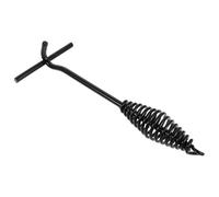 VALICLUD Elevador de Tapa para Horno Holandés de Hierro Fundido Resistente Mango en Espiral Gancho para Tapa de 25 CM Accesorio para Utensilios de Cocina de Camping y Uso al Aire Libre