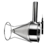 VALICLUD Embudo Dispensador de Acero Inoxidable con Soporte para Masa y Pasta Herramienta de Cocina para Preparar Bolas de y Repostería Fácil de Instalar y Almacenar para Hacer Sushi Casa