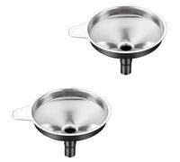 VALICLUD Embudo Inoxidable Mini 2 Piezas Compacto para Llenar Botellas Uso Doméstico para Aceite y Vino
