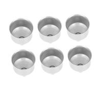 VALICLUD Embudos de Acero Inoxidable Pequeño 6 Piezas para Líquidos Boca 0,8 Cm, Colador Doméstico Apto para Botellas de Vino y Uso en Cocina