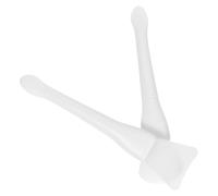 VALICLUD Espátulas de Silicona para Sellos de Cera 2 Piezas Juego Antiadherente con Cuchara y Espátula Resistente al Calor Herramienta Portátil para Limpieza y Manualidades de Sellado