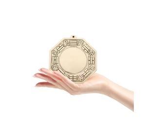 VALICLUD Espejo De Chismes Chino 8.3 Cm De Cobre Puro Decorativo Convexos Feng Shui para Puerta Entrada Protección Energética Arte Tradicional