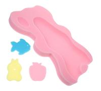 VALICLUD Esponja de Baño para Rosa Cojín Suave y para Recién Nacido Accesorio Esencial para Cuidado Infantil Material Resistente y Transpirable para Baño Seguro y Cómodo