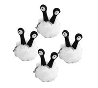 VALICLUD Esponjas De Baño Lindas Con Dibujos 4 Pack Para Ducha Exfoliantes Suaves Con Cordón Para Colgar