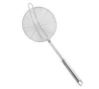 VALICLUD Espumadera de Acero Inoxidable con Gancho Cuchara Ranurada para Filtrar Aceite y Agua Colador de Pasta y Noodles Utensilio de Cocina Multifuncional Resistente al Calor