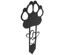 VALICLUD Estaca Conmemorativa Metálica para Perros Placa de Tumba para Mascotas Resistente al Agua Decoración de Jardín para Cementerio Homenaje Duradero para Perros Pequeños