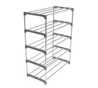 VALICLUD Estante de Zapato de Puerta Organizador de Zapatos Bastidores Vertical pequeño Estante de Zapatos Zapatero de Metal Creativo Zapatero metalico práctico Zapatero Puesto de Zapatos