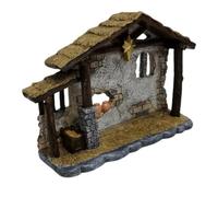 VALICLUD Estatua de Belén de Resina 11 CM Figura Decorativa Navideña Cristiana Adorno Religioso para Interiores Casa de Belén Miniatura para Decoración Festiva y Escena Navideña