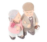 VALICLUD Estatua Decorativa para Boda Adorno De Aniversario Resina Pintada Mano Obsequio Especial