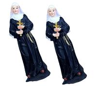 VALICLUD Estatua Virgen María de Resina para Decoración de Mesas y Acuarios Adorno de Hogar Escultura Elegante y Realista para y Reducidos