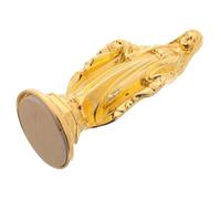 VALICLUD Estatua Virgen María Mini Dorada para Navidad Figura Religiosa de Mesa Compacta con Acabado Artístico Decoración Católica Devocional Resistente para Hogar y Oficina