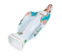 VALICLUD Estatua Virgen María Plástica Detallada Adorno Religioso Decoración Escritorio Católica Azul