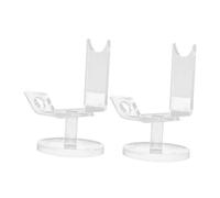 VALICLUD Expositor Acrílico Para Máquinas De Tatuajes 2 Piezas Transparente Soporte Estable Para Salón De Belleza Estante Para Portalápices y Suministros De Tatuaje