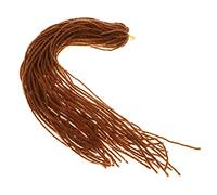VALICLUD Extensiones de Cabello Marrón Estilo Hip-hop para Amantes del Rap, Ligeras y Cómodas, Hechas de Fibra Resistente a Altas Temperaturas, Ideales para Fiestas y Eventos de Cosplay