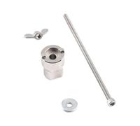 VALICLUD Extractor de Cubo de Acero Inoxidable Resistente y Compacto para Reparación de Bujes de Bicicleta, Herramienta Fácil de Transportar para Mantenimiento de Bici