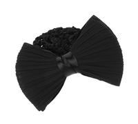 VALICLUD Flor De Cabeza De Accesorios Para El Cabello Barrete De Cabello Redes Neto Recogedores De Pelo Para Niñas Pasador De Red Para El Cabello Bollo Soporte Tela Negro