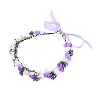 VALICLUD Floral de Novia con Artificiales Bodas y Fotografía Adorno Niñas y Adultas Accesorio Ligero y Cómodo Romántico y Estiloso