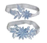 VALICLUD Flores Creativas De Encaje Para Novia Liga Floral Para Pierna Accesorio De Boda Ajustable