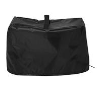 VALICLUD Funda antipolvo para cortadora de carne doméstica de tela Oxford negra, resistente al desgaste, lavable a máquina, ideal para electrodomésticos de cocina en uso profesional