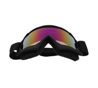 VALICLUD Gafas de Protección para Ciclismo y Motociclismo Antiviento Lentes Multicolor Montura Negra Arena Diseño Ergonómico para Deportes al Aire Libre y Esquí Gafas Deportivas