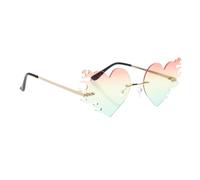 VALICLUD Gafas De Sol Forma De Diseño Sin Marco De Metal Accesorios Divertidos Para Fiesta Originales Para Adultos