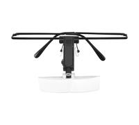 VALICLUD Gafas Lupa con Luz LED para Lectura y Manualidades 1.5X | Lente de Vidrio, Tres Aumentos 2.5x y 3.5x, Hierro, 3 Pilas Lr927 Incluidas