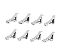 VALICLUD Ganchos de Soporte de Estante de Refrigerador Inoxidable Clips para Estantes de Congelador 8 Piezas Fáciles de y Seguros