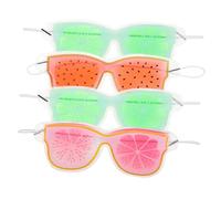 VALICLUD Gel para Ojos PVC 4 Piezas Reutilizable Refrescante para Niños de Visual para Dormir Incluye 4 Máscaras