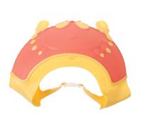 VALICLUD Gorro De Baño De Silicona Para Visera Para Recién Nacidos Protector De Orejas Impermeable Para Champú Color Rojo Pp