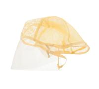 VALICLUD Gorro de Peluca con Encaje Malla Elástica Transpirable Cap Invisible Seguro Mujeres Accesorios Pelucas con Real sin Costuras Color Beige