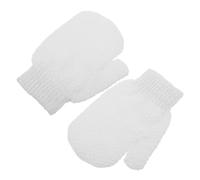 VALICLUD Guantes De Baño Exfoliantes Para Ducha Guante De Masaje Corporal De Luffa Natural Para Limpieza Profunda y Suavidad De Piel Baño