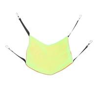 VALICLUD Hamaca para Gatos Tamaño M Transpirable de Malla Doble Cara Color Verde Fluor y Naranja Colgante para Jaulas Cama Flexible para Cachorros y Gatitos Pequeños