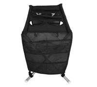 VALICLUD Hamaca Plegable de Aseo para Gatos y Perros Pequeños con Soporte | Acero Inoxidable, Instalación sin Taladro y Montaje Rápido, Color Negro para Centros y Tiendas Profesionales