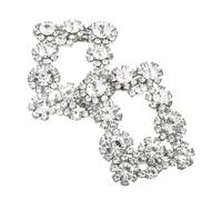 VALICLUD Hebillas Elegantes con Piedras Brillantes para Decoración DIY de Zapatos Accesorio Único y Resistente para Tacones y Uso Diario