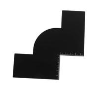 VALICLUD Herramientas De Peluquería Con Tarjeta De Realce Línea Del Cabello Plantilla De Para Hombres Guía De Barbero Para Moldar La Casa Peluquería Reutilizable