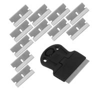 VALICLUD Herramientas para Uñas Raspador de Estufa Raspador para Limpiar Vidrios con Cuchillas de Afeitar para Quitar Pintura y Pegamento Superficies de Estufas de Vidrio y Paredes Herramie