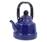 VALICLUD Hervidor de Esmalte Retro Resistente al con Mango Frío Antiescaldado para Té y Cocina Esencial