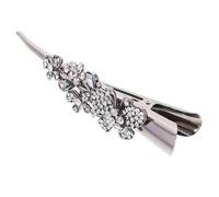 VALICLUD Horquilla con Lazo Vintage Gemas de Imitación Pinzas Cabello Grandes para Mujer Accesorio de Pelo Único para Fiestas y Eventos