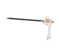 VALICLUD Horquilla Pelo Vintage de Madera y Vidrio Perlas, Accesorio Elegante para Ceremonias y Festivales, Adecuado para Niñas y Princesas
