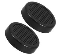 VALICLUD Humidificador Caja Redondo 2 Piezas Negro Pieza Humidificadora Compacta Portátil para Mantener la Humedad de Cigarros en Humidor Uso en Casa y Viaje para Coleccionistas