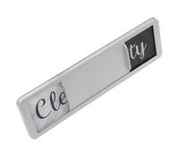 VALICLUD Imán para Lavavajillas Limpieza Doble Cara 1 Unidad Acrílico y Abs Plata Señal Magnética para Cocina Indicadora Limpio y Sucio Fácil Identificación Uso Doméstico