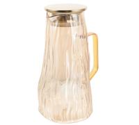 VALICLUD Jarra de Agua de Vidrio Reforzado 15 L Infusor para Té Helado y Zumos Jarra para Nevera Resistente al Calor y Frío Dispensador Multifuncional para Bebidas Refrescantes