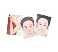 VALICLUD Juego De 3 Tableros De Práctica De Pintura Facial, Plantillas De Maquillaje Reutilizables Y Lavables Para Aprender Técnicas De Arte Facial Para Maquilladores Y Niños.